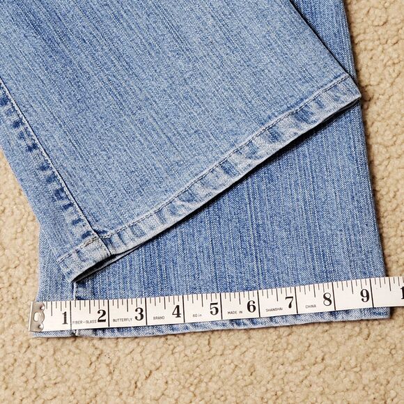 Bandolinoblu Women's Sz 12 Arianna Flare Boot Cut Denim Blue Jeans - Picture 11 of 11